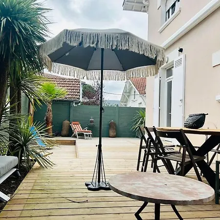 别墅 Villa8pers 3'piedplage Pleincentre Piscine Parking Wifi 阿卡雄